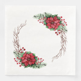  Poinsettia Servet