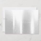 Poinsettia Snowflakes, kerst voor bedrijven Kaart (Achterkant)