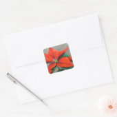 Poinsettia Stickers (Envelop)