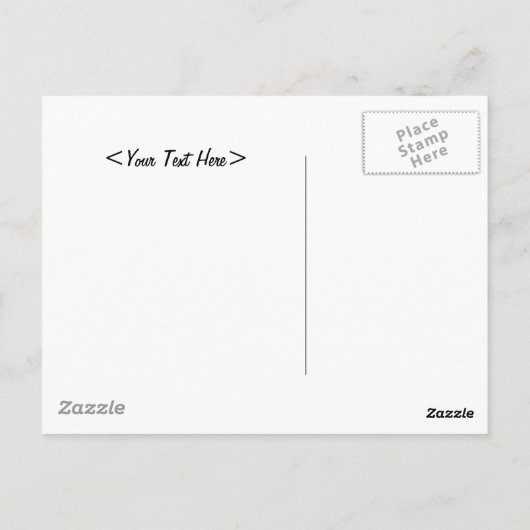 Poinsettia Swirl Lijst Briefkaart (Achterkant)