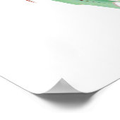 Poinsettia Swirl Poster (Hoek)