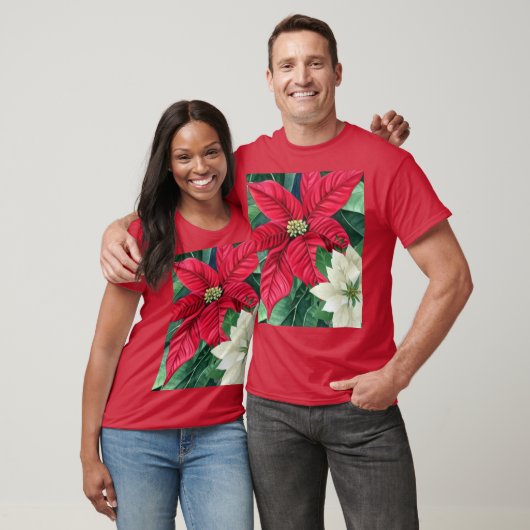 Poinsettia T-shirt (Unisex)