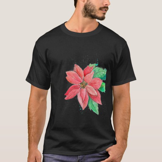 Poinsettia T-shirt (Voorkant)