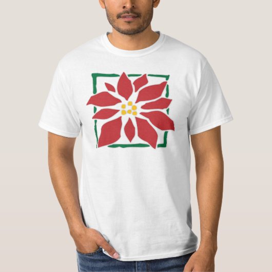 Poinsettia T-shirt (Voorkant)