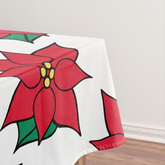 Poinsettia Tafelkleed (Voorbeeld)
