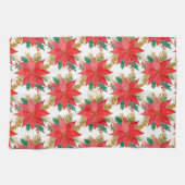 Poinsettia Theedoek (Horizontaal)