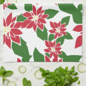 Poinsettia Theedoek (Gevouwen)