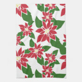 Poinsettia Theedoek (Verticaal)