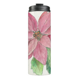 poinsettia thermosbeker