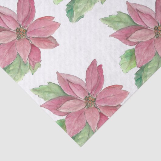 Poinsettia Tissuepapier (Detail)