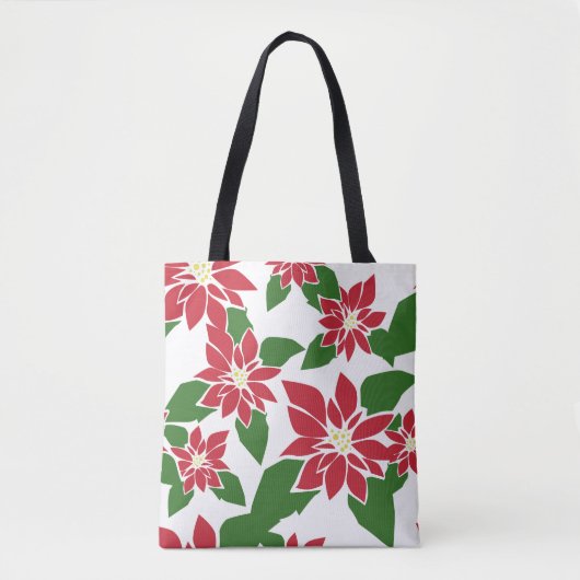 Poinsettia Tote Bag (Voorkant)