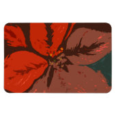 Poinsettia Traditioneel design Magneet (Horizontaal)