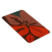 Poinsettia Traditioneel design Magneet (Rechterzijde)