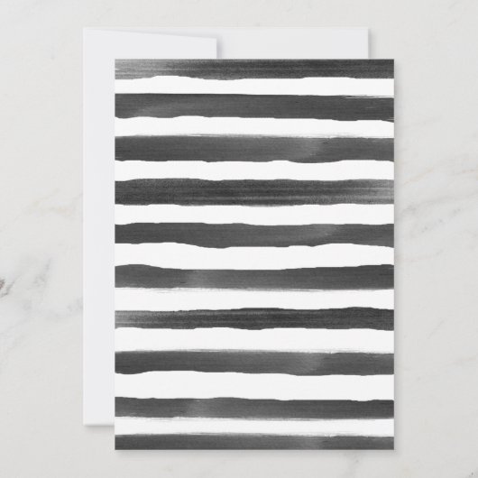 Poinsettia uitnodiging voor verjaardagsfeestje (Achterkant)