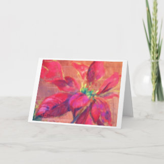 "poinsettia van Kerstmis " van het Feestdagen Kaart