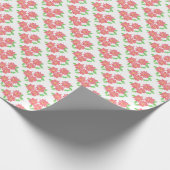 Poinsettia Verpakkingspapier Cadeaupapier (Hoek)