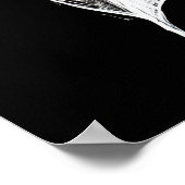 Poinsettia wandkunst poster (Hoek)