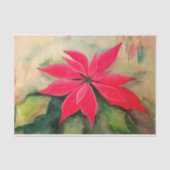 Poinsettia-weefselpapier Tissuepapier (Voorkant)