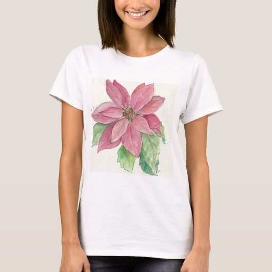 Poinsettia Women's T-Shirt (Voorkant)
