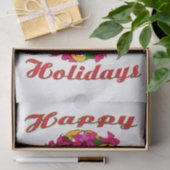 Poinsettia WreatWeefselpapier Tissuepapier (Geschenk)