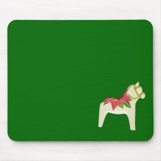 Poinsettiale mousepad muismat (Voorkant)