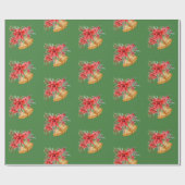 Poinsettias Arrangement Cadeaupapier (Vlak)