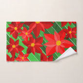 Poinsettias Bad Handdoek (Handdoek)