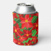 Poinsettias Blikjeskoeler (Blikje Achterkant)