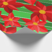 Poinsettias Cadeaupapier (Hoek)