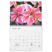 Poinsettias Calendar Kalender (Jan 2027)