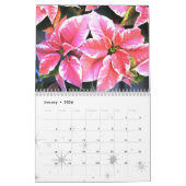 Poinsettias Calendar Kalender (Jan 2026)