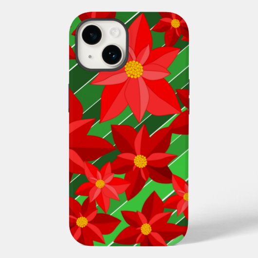 Poinsettias Case-Mate iPhone Case (Achterkant)