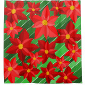 Poinsettias Douchegordijn (Voorkant)