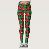 Poinsettias en geplakt leggings (Voorkant)