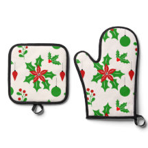 Poinsettias en Hollies in het wit