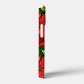Poinsettia's en Holly Leaves Case-Mate iPhone Case (Achterkant / Rechts)