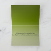 Poinsettias en Ice Cold Beer Funny Kerstmis Feestdagen Kaart (Binnen)