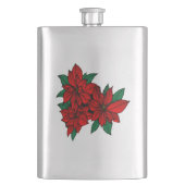 Poinsettias Flask Flacon (Voorkant)