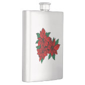 Poinsettias Flask Flacon (Rechts)