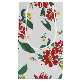 Poinsettias for all Seasons Gift Bag Klein Cadeauzakje