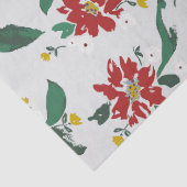 Poinsettias for all Seasons Gift Bag Tissuepapier (Detail)