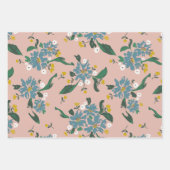 Poinsettias For All Seasons Inpakpapier Vel (Voorkant 3)