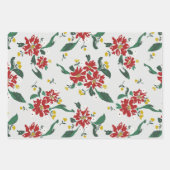 Poinsettias For All Seasons Inpakpapier Vel (Voorkant)