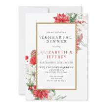 Poinsettias Gold Holly-kerstrepetitie