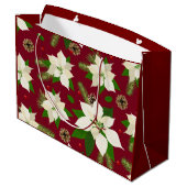 Poinsettias Groot Cadeauzakje (Achterkant Gekanteld)