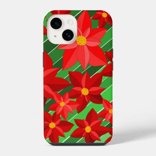 Poinsettia's iPhone Hoesje (Achterkant)