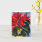 Poinsettia's Kaart (Gele Bloem)