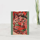 Poinsettias Kaart (Voorkant)