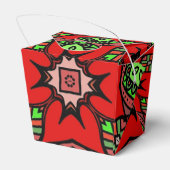 Poinsettias Kerst Afhalen Bedankdoosjes (Achterkant)