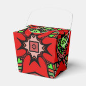 Poinsettias Kerst Afhalen Bedankdoosjes (Voorkant Zijde)